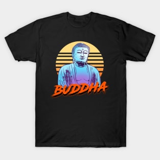 Buddha Retrowave T-Shirt